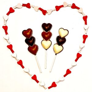 Lollipop con 3 cuori